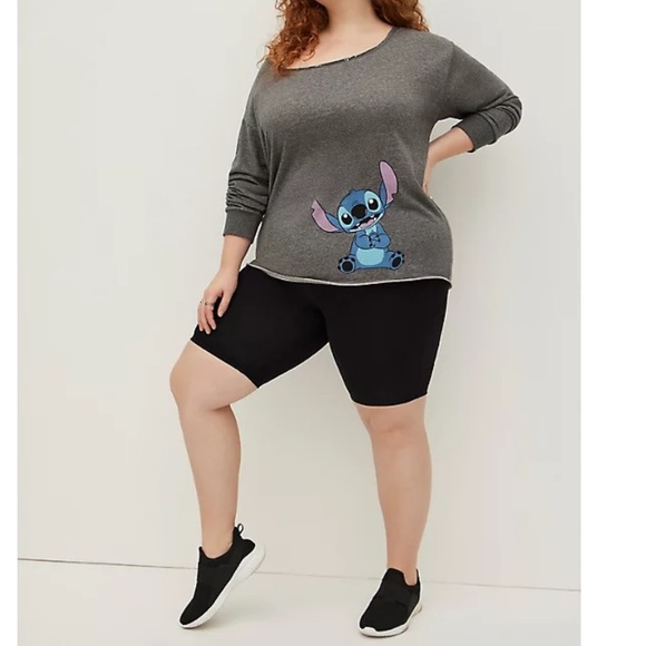 NWT TORRID DISNEY LILO & STITCH OFF SHOULDER SWEATSHIRT - Picture 3 of 5